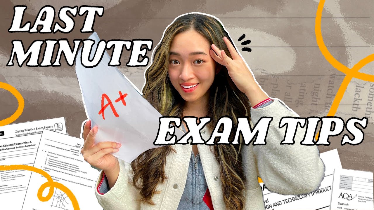 ⁣LAST MINUTE EXAM TIPS to SAVE YOUR GRADES (stop crying from stress bestie) 💪