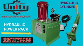 HYDRAULIC POWER PACK, HYDRAULIC CYLINDER TESTING #hydraulic #hydrauliccylinder #hydraulicpress
