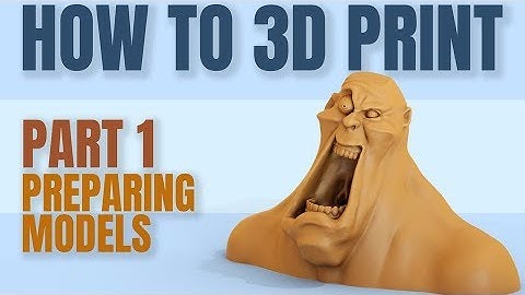 3D Printing Process | Part1 | Prepare Models for Printing | Blender 2.8