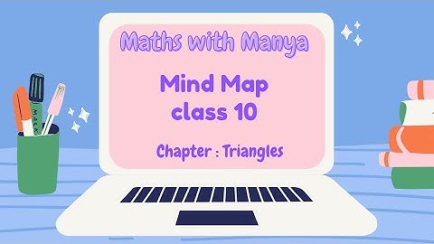 MIND MAP CLASS 10 II TRIANGLES II #class10 #TRIANGLES #boards #cbse
