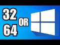 How to check if your pc is 32 or 64 bit  windows 10