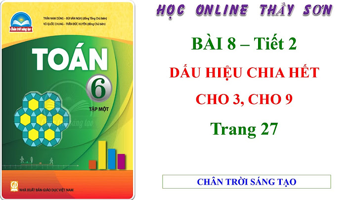 Toán lớp 6 trang 27 chân trời sáng tạo năm 2024