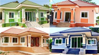 100 House Painting Colours Outside 2022 Exterior Wall Paint Color Combinations Ideas | Wall Colour 2