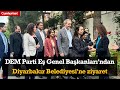 Dem parti e genel bakanlarndan diyarbakr belediyesine ziyaret