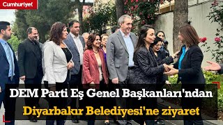 Dem Parti Eş Genel Başkanlarından Diyarbakır Belediyesine Ziyaret