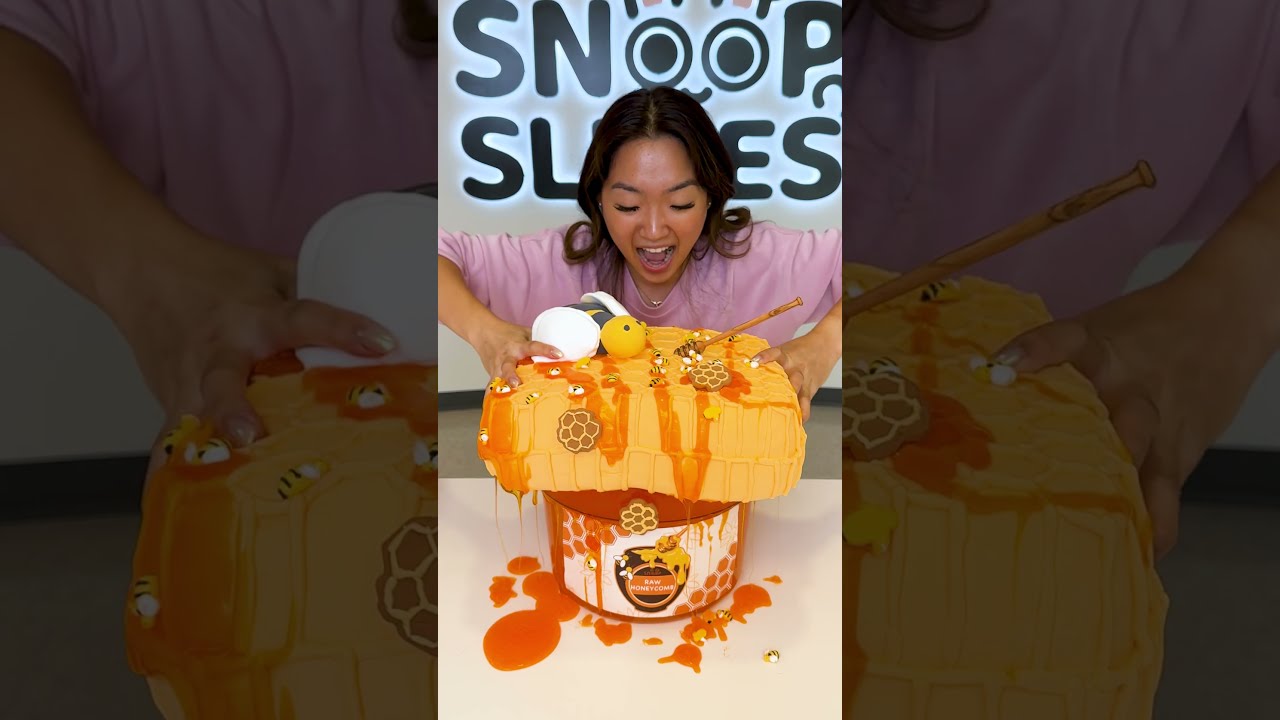 WORLD S LARGEST RAW HONEYCOMB SLIME Shop On Www Snoopslimes Co