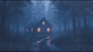 🌙⚡Gentle Night Rain 🌧️ Rain Sounds for Sleeping – Heavy Rain to Fall Asleep Fast &amp; Beat Insomnia 😴