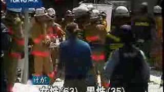男女２人がけが　銀座・歌舞伎座付近で火事