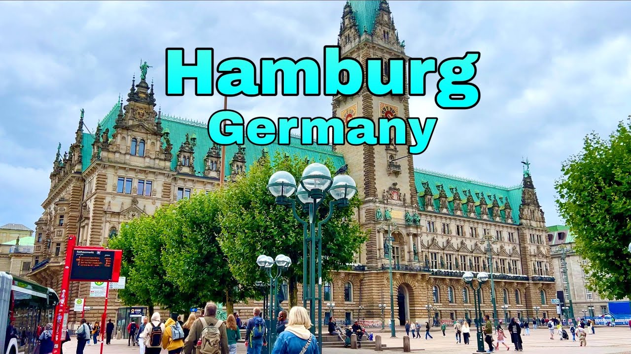 Hamburg City Walk | 4K Walking Tour in Germany