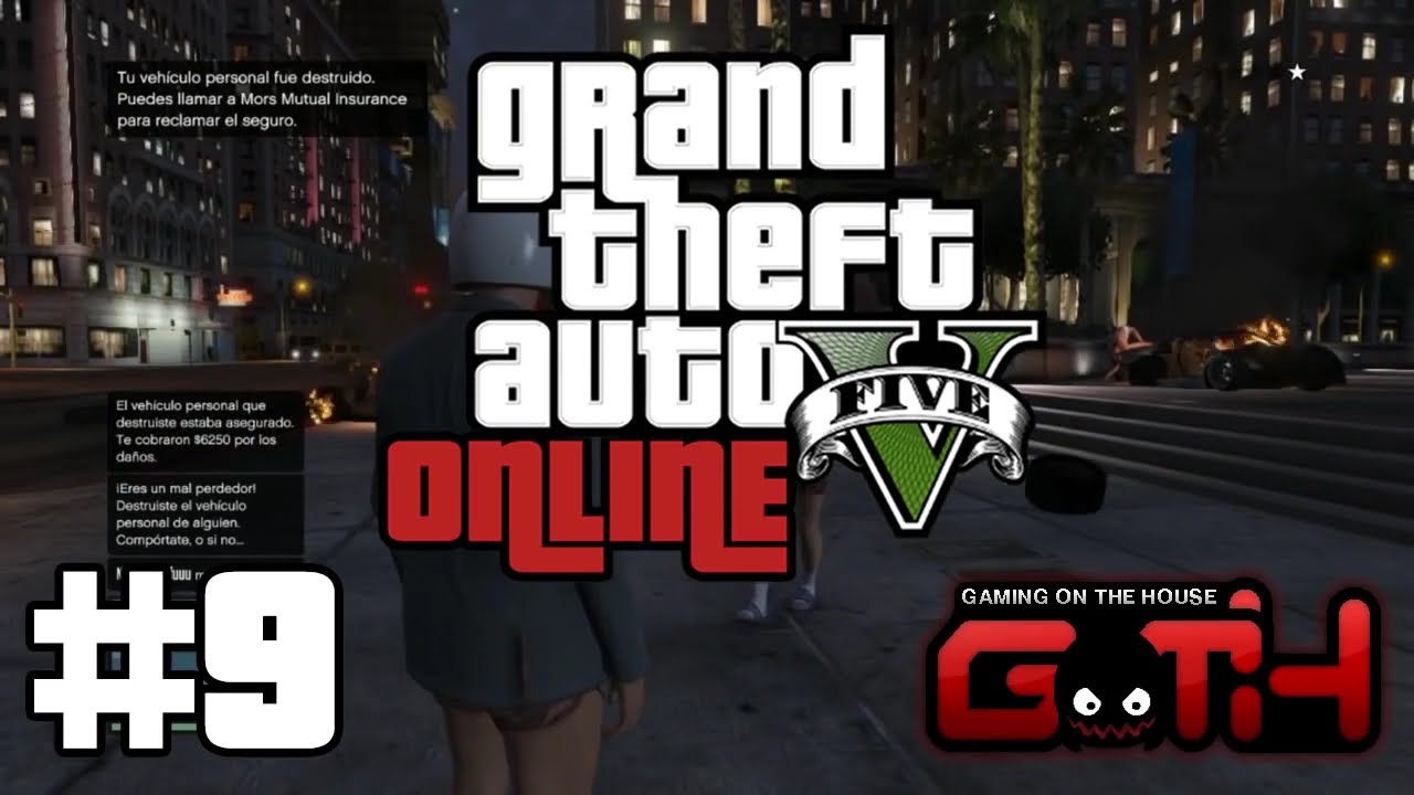GTA V #9 El tarro y el camion glitch en Español GOTH (RESUBIDO)