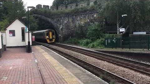 TFW Class 158 going through Conway Station