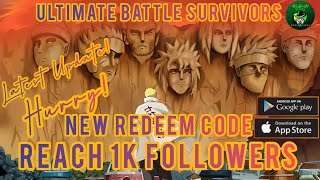 ULTIMATE BATTLE SURVIVORS New Redeem Code Claim now!! | Best Naruto RPG | IDLE | Newest Version screenshot 5