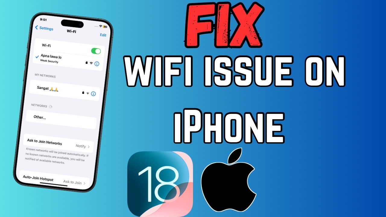 Wifi Not Working Issue on iPhone After iOS 18 Update | 2024 - YouTube