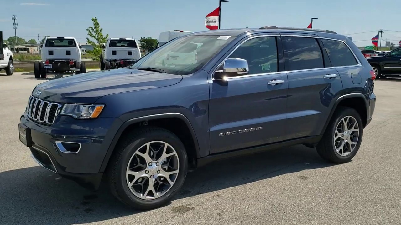 2020 Jeep Grand Cherokee Walkaround Slate Blue Limited Walk Around Review 20j13 Www Summitauto Com