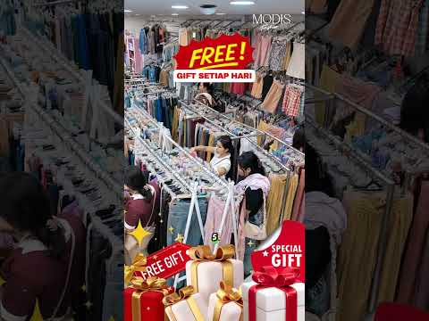 Harga cuma 9.000 semua item! Borong bareng bestie ke Modis Fashion!