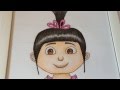 Drawing baby elsa and agnes from despicable me  zoeys disney