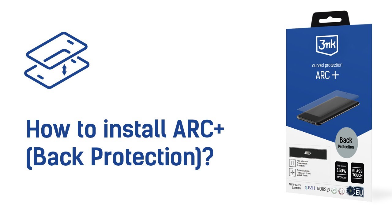 3mk ARC+ (Back Protection) - How to install? - YouTube