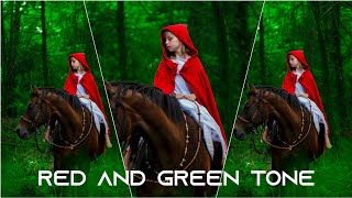 RED AND GREEN tone lightroom preset tutorial - KRC pictures