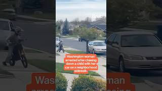 Woman chases down child with her car on neighborhood sidewalk