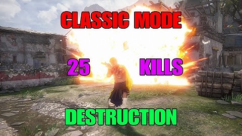 Uncharted 4 Multiplayer - CLASSIC MODE! - 25 KILLS! - DESTROYED! OG - OLD SCHOOL