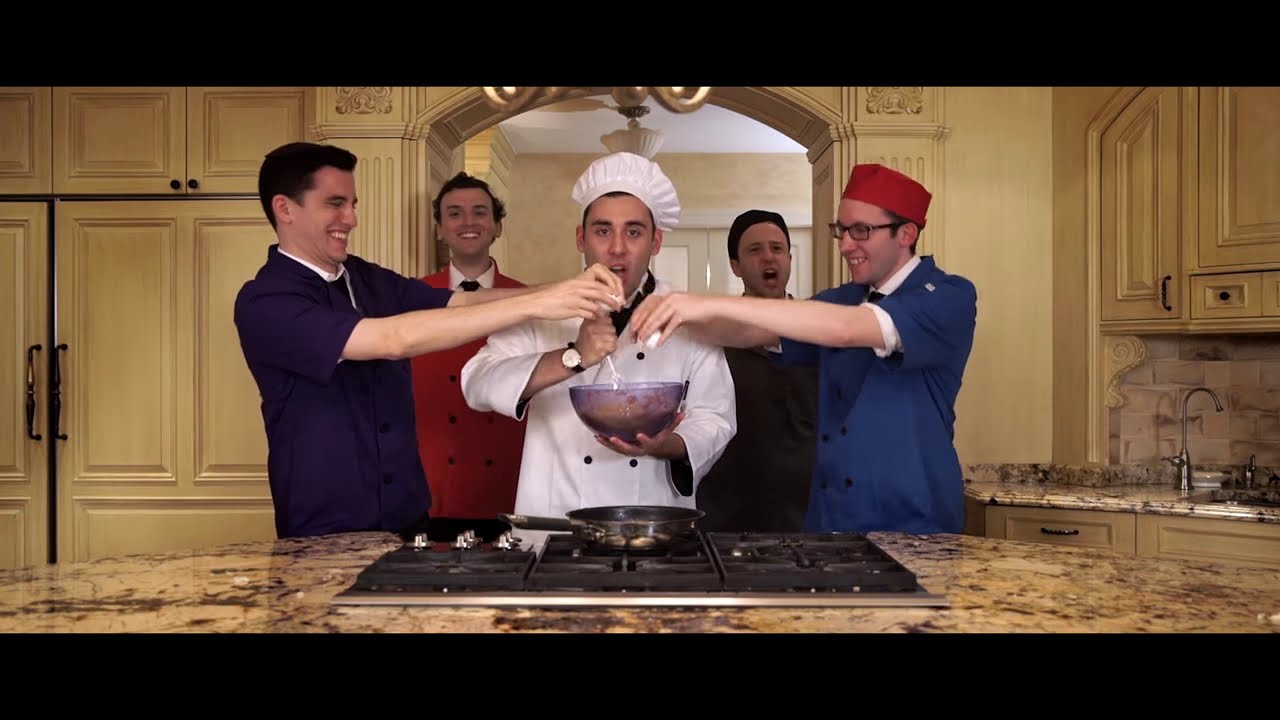 מכביסט- מתכון לביביות The Maccabeats Latke Recipe Hanukkah - YouTube