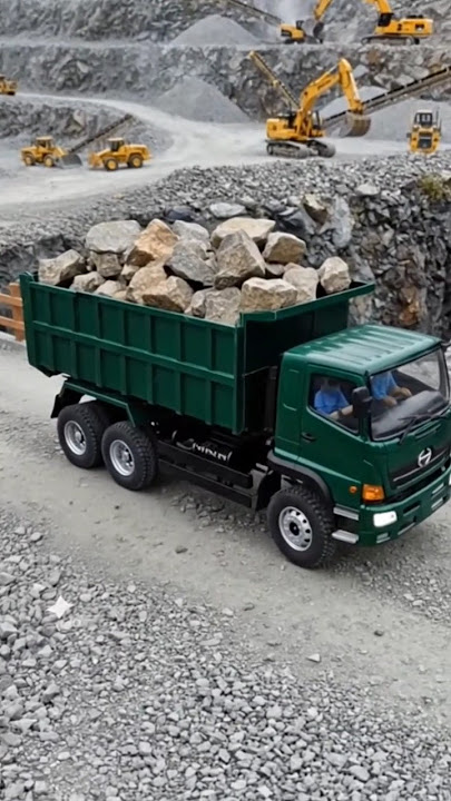 Kakek Hino Keluar Tambang #truk #momobilan #trukoleng #rctruck #shortvideo #shorts
