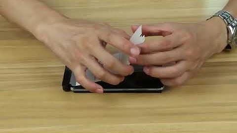 Installation guide for T Tersely Hydrodel Screen protector