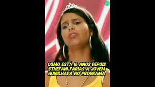 Como Está 16 Anos Depois Sthefani Farias A Jovem Do Programa Ídolos 2009