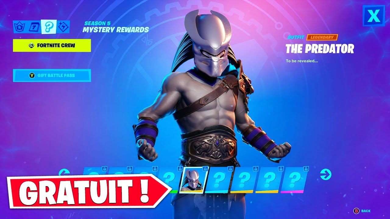 Comment Avoir Le Skin Predator Gratuitement Sur Fortnite Skin Secret 