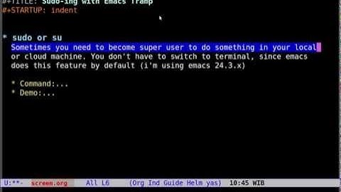 Emacs sudo edit file with Tramp