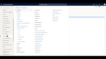 D365 Finance Operation | Human Resource | Employment Category