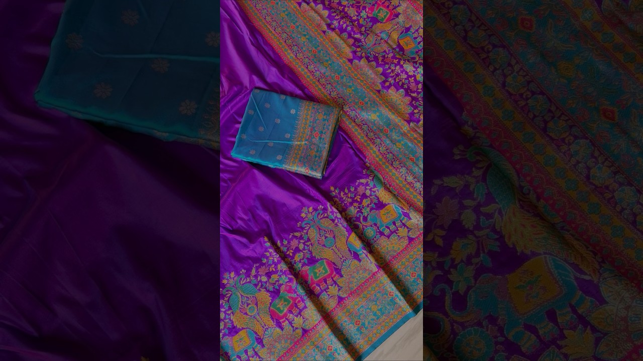 Latest Pashmina Darbari Silk Saree