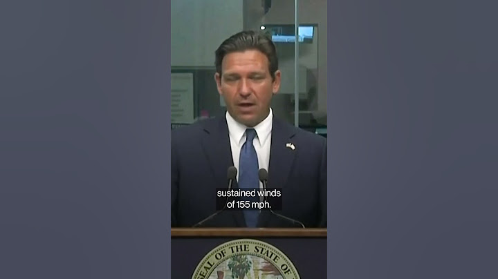 Hurricane Milton to Make Landfall in Western Florida: DeSantis