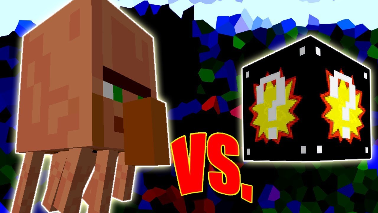 SUPER VILLAGER VS. SUPER LUCKY BLOCK (MINECRAFT LUCKY BLOCK CHALLENGE