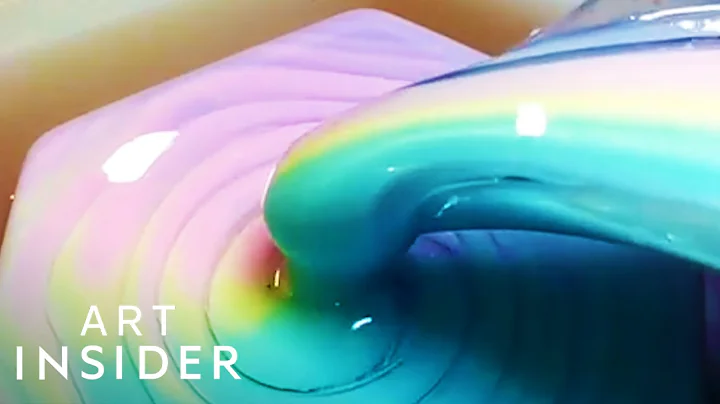 Resin Pouring Holographic Trinket Dishes