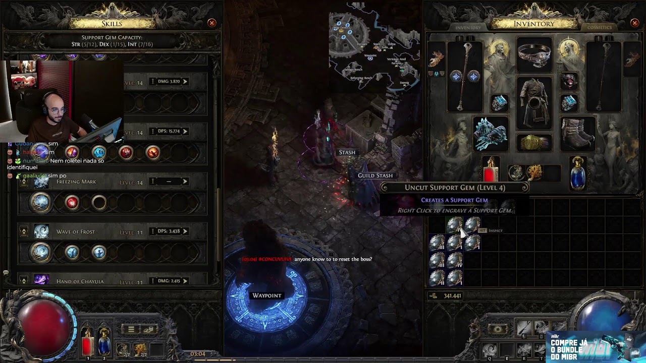 MIBR Sacy / PATH OF EXILE DA MADRUGADA - !mibr !pix