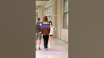 BTS IMAGINE: When Namjoon😁pushed Taehyung towards you💕🤭😂#bts #btsff #btsimagines #btsreaction #v #rm