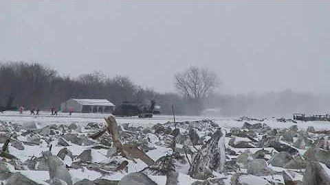 Missouri River Ice Jam Demolition