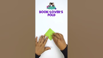 📚 Summer reading? Make this DIY origami bookmark!! #shorts #papergirls #papercraft #books