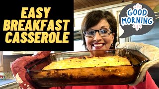 Sausage BREAKFAST CASSEROLE  Quick Breakfast Idea