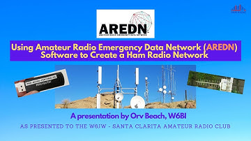 Using Amateur Radio Emergency Data Network (AREDN) Software to Create a Ham Radio Network