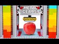 Lego mechanical press with metal gears