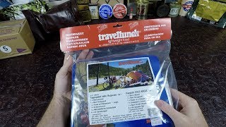 German Travel Lunch Emergency Ration 24 Hour MRE Review Stroganoff  Pasta And Strawberries