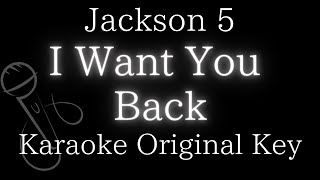 【Karaoke Instrumental】I Want You Back / Jackson 5【Original Key】