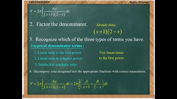 Integrating using Partial Fraction Decomposition Video 5