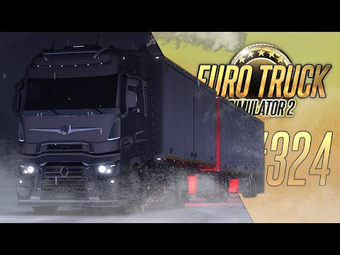 В ETS2 ПРИШЛА СУРОВАЯ ЗИМА - Frosty Winter Weather Mod - Euro Truck Simulator 2 (1.46.2.6s) [#324]