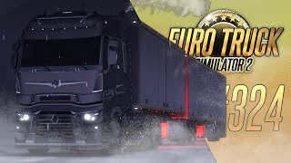 В ETS2 ПРИШЛА СУРОВАЯ ЗИМА - Frosty Winter Weather Mod - Euro Truck Simulator 2 (1.46.2.6s) [#324]