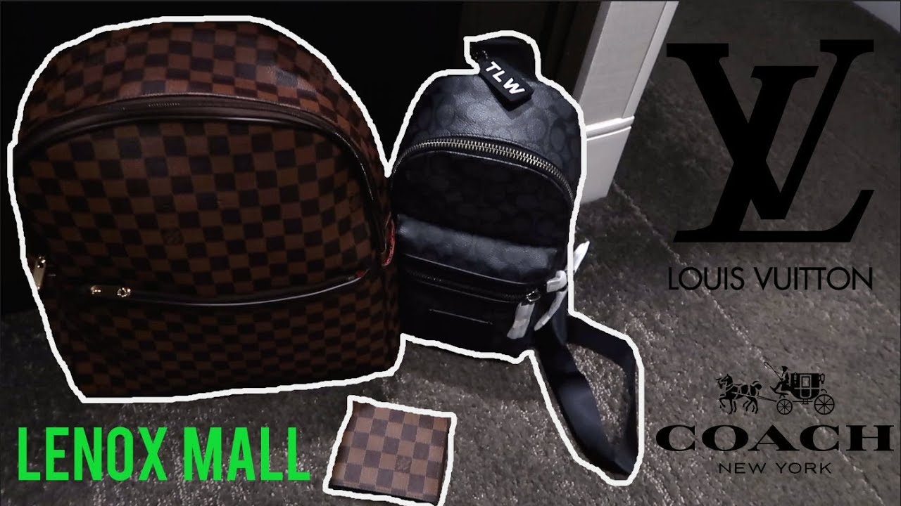 $5,000 SHOPPING SPREE AT LENOX MALL!! (Louis Vuitton Backpack & Coach) *Atlanta* - YouTube