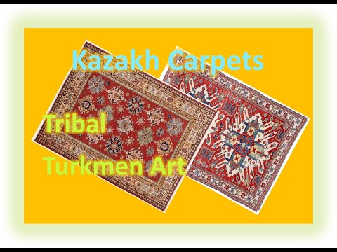 प्राचीन तुर्कमेन कज़ाख कालीन - जनजातीय कालीन 4 होम डेकोर