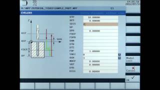 SINUMERIK 808D Tutorial Milling Part 17 - Cycle83 Drilling screenshot 4